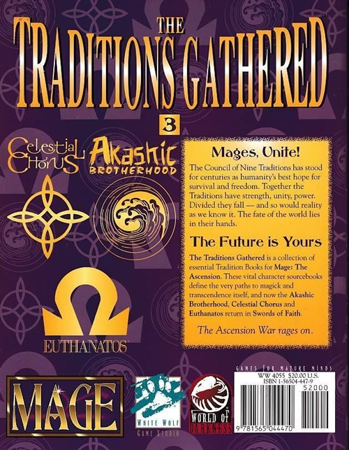 Mage the Ascension - The Traditions Gathered 3 - Swords of Faith (B Grade) (Genbrug)